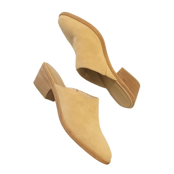 JOIE Aileen SUEDE TAN MULES 6.5 EUC - Picture 5 of 9